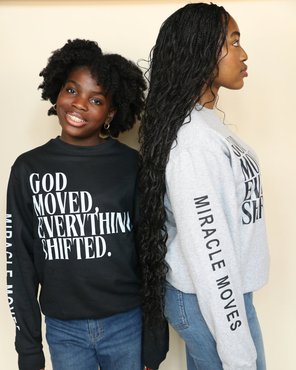 GOD MOVED EVERYTHING SHIFTED — SWEATSHIRT