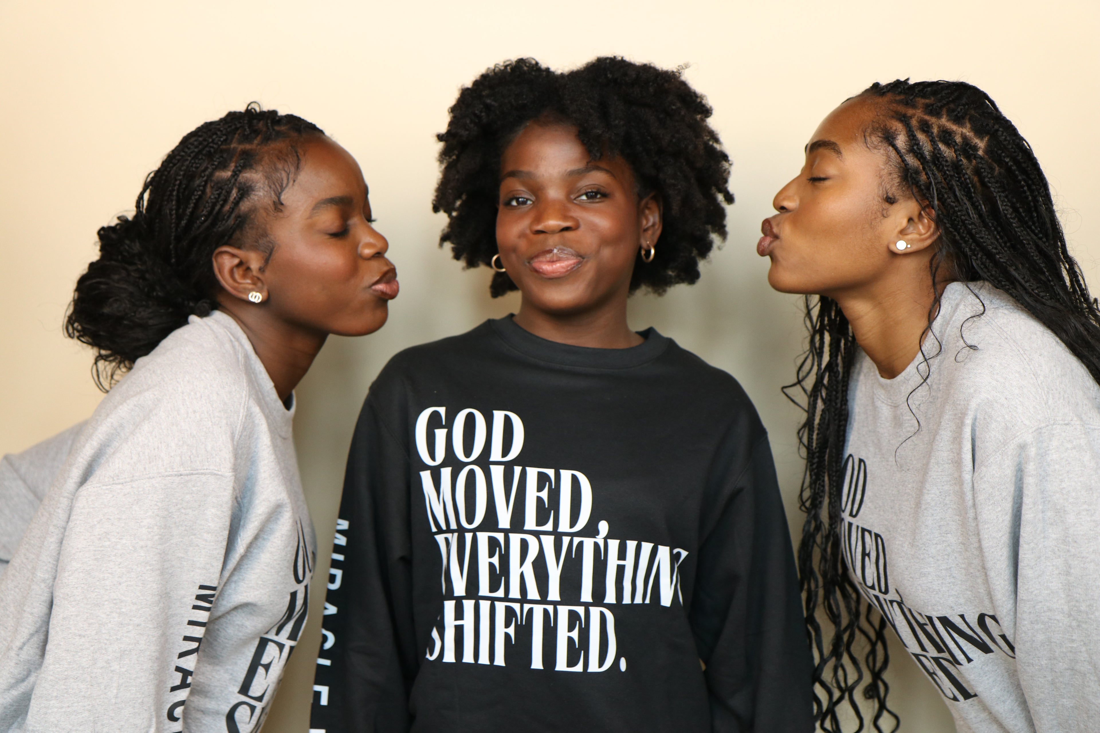 GOD MOVED EVERYTHING SHIFTED — SWEATSHIRT